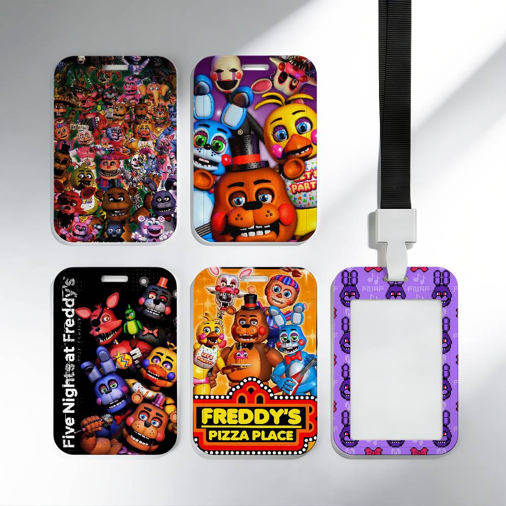 Funko Pop Protector - Porta Tessera di Accesso Scolastica F-FNAF,