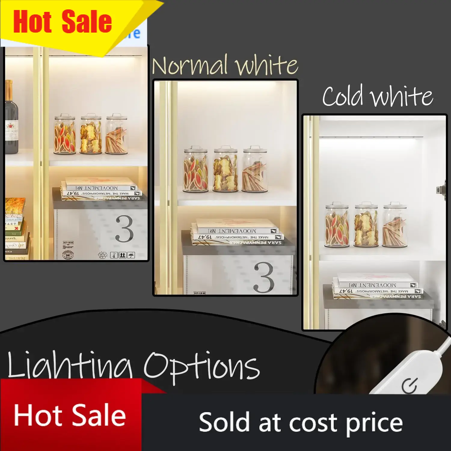 Pop Display Shelf - Vetrina Espositiva con Porte in Vetro