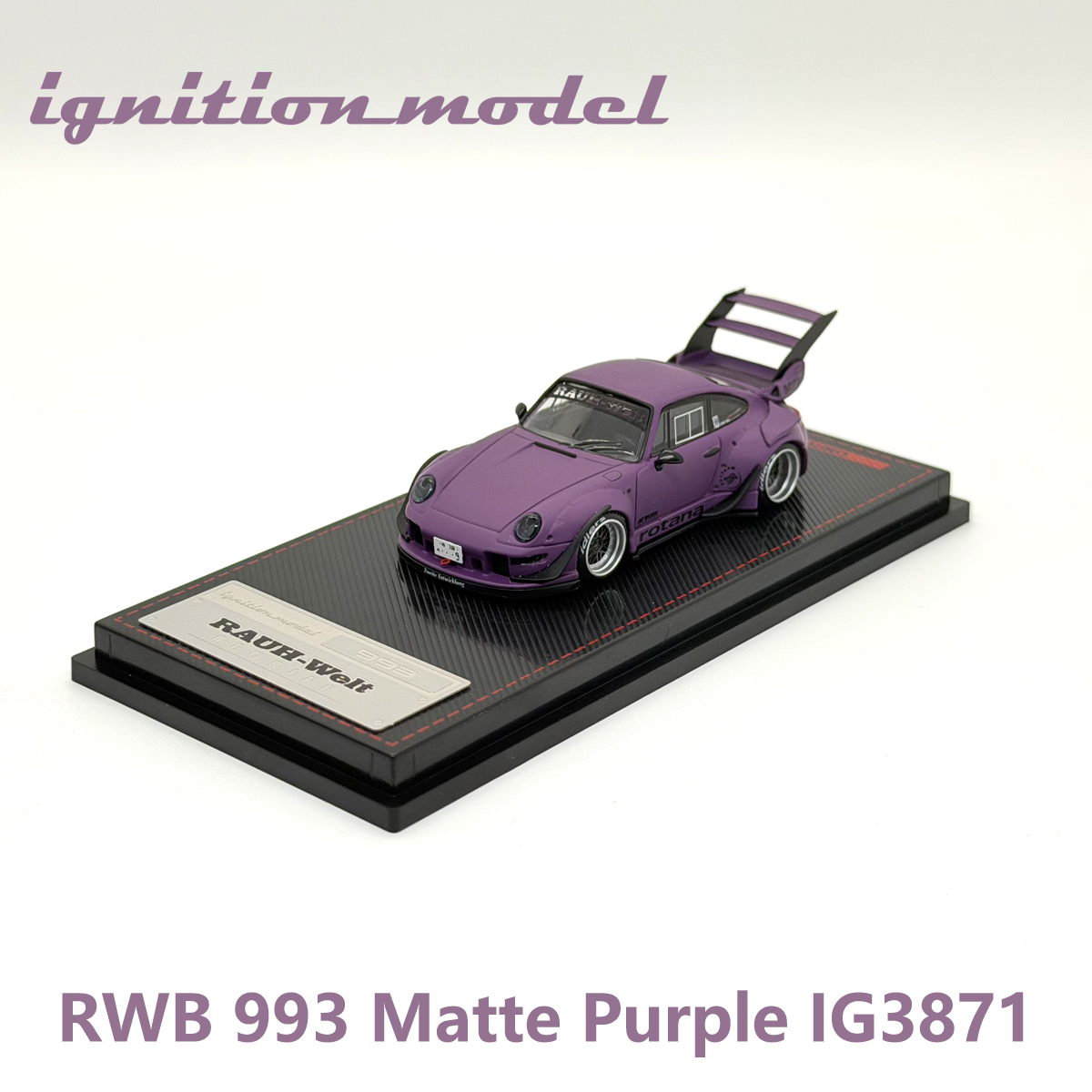 Die Cast Car 1 64 - Modellino Auto Porsche RWB 993 in