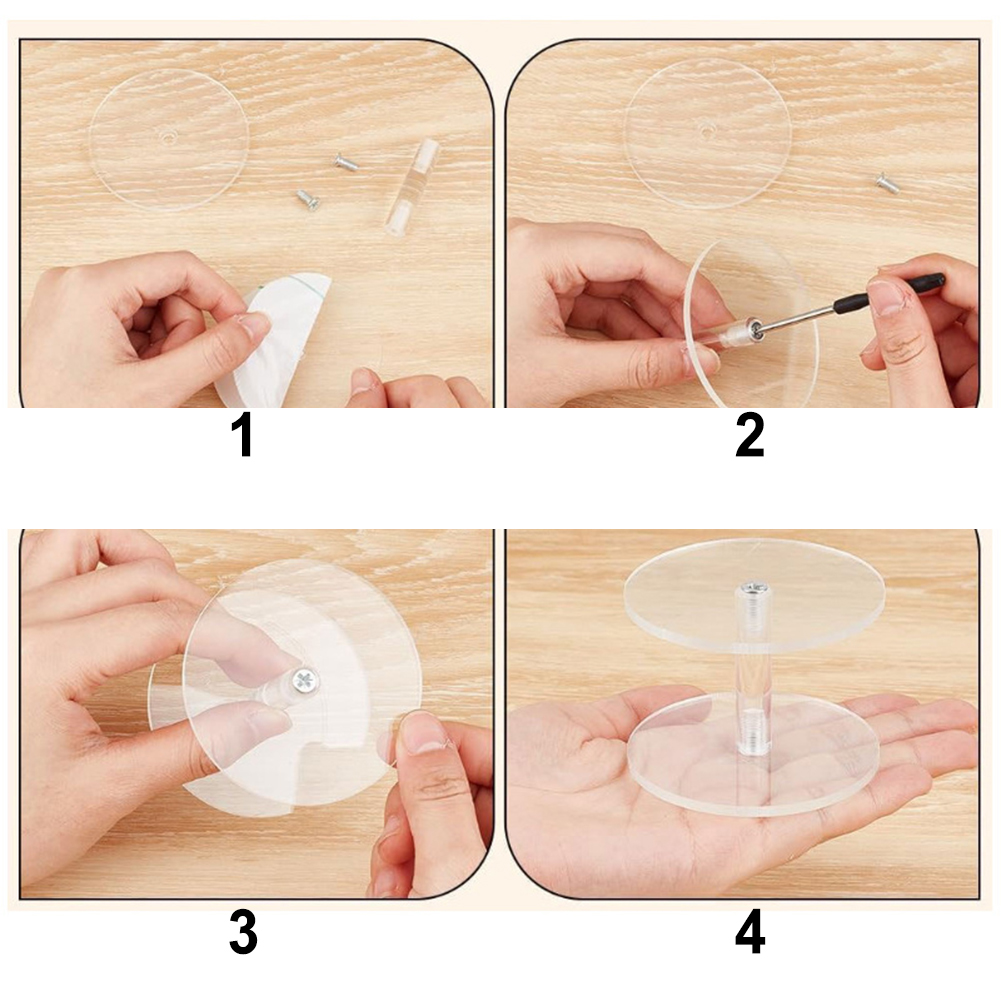 Display Risers Set - Set di Supporti per Esposizione Prodotti,