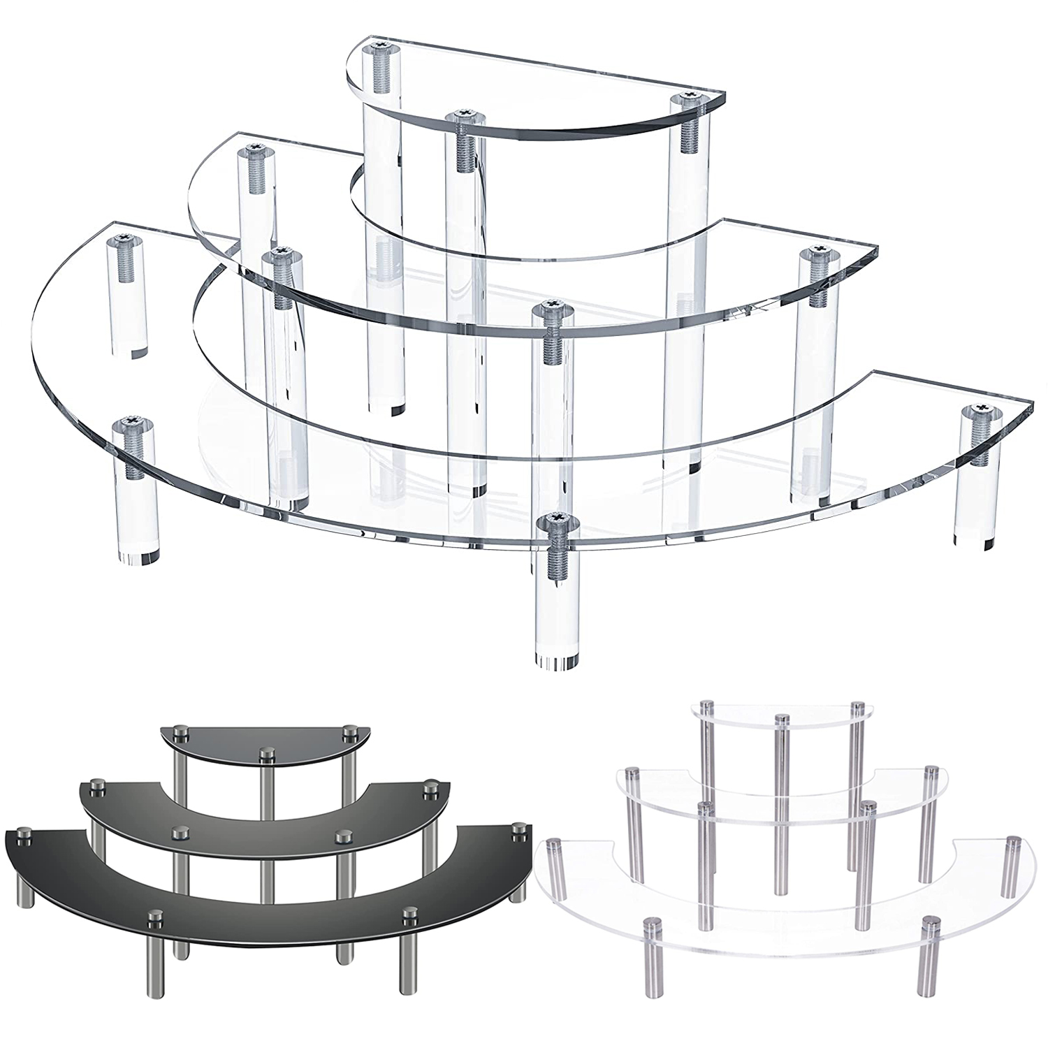 Pop Display Shelf - Espositore da Dessert rotondo in acrilico