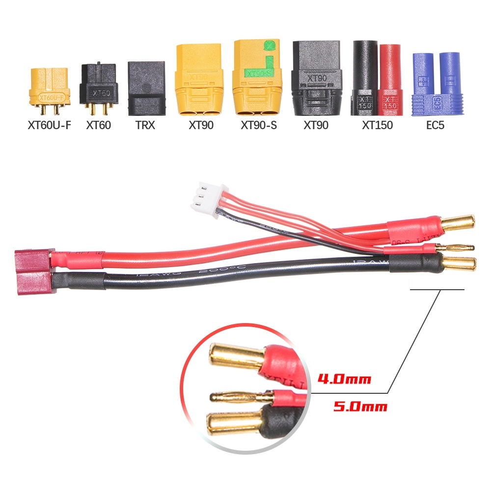 Tamiya Model Paint Set - Cavo di ricarica per batterie Lipo