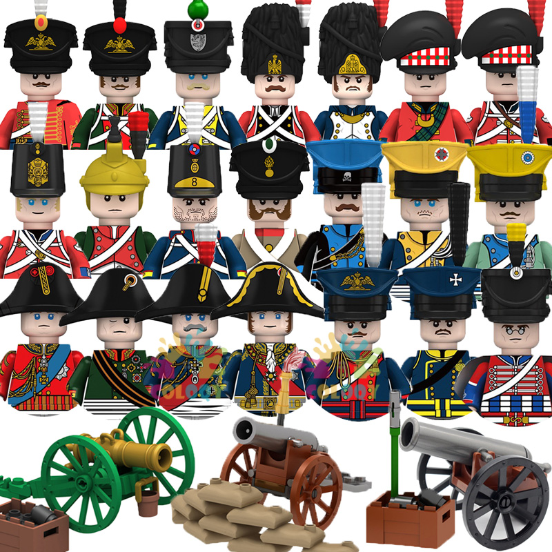 Lego Minifigure Holder - Giocattoli per bambini Guerre napoleoniche Blocchi