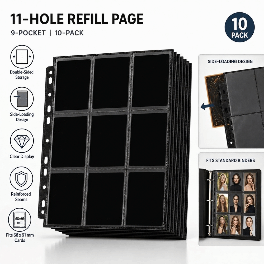 10 Pezzi Pagine di Ricambio A4 - Trading Card Binder recensione e prezzo