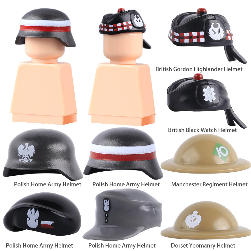 MOC WW2 Cappello Militare Pola - Lego Minifigure Holder recensione e prezzo