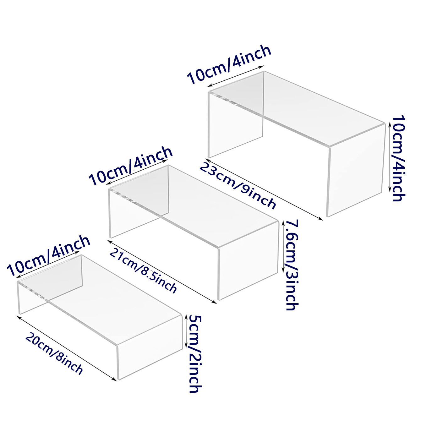 3 scaffali espositivi in acril - Pop Display Shelf recensione e prezzo