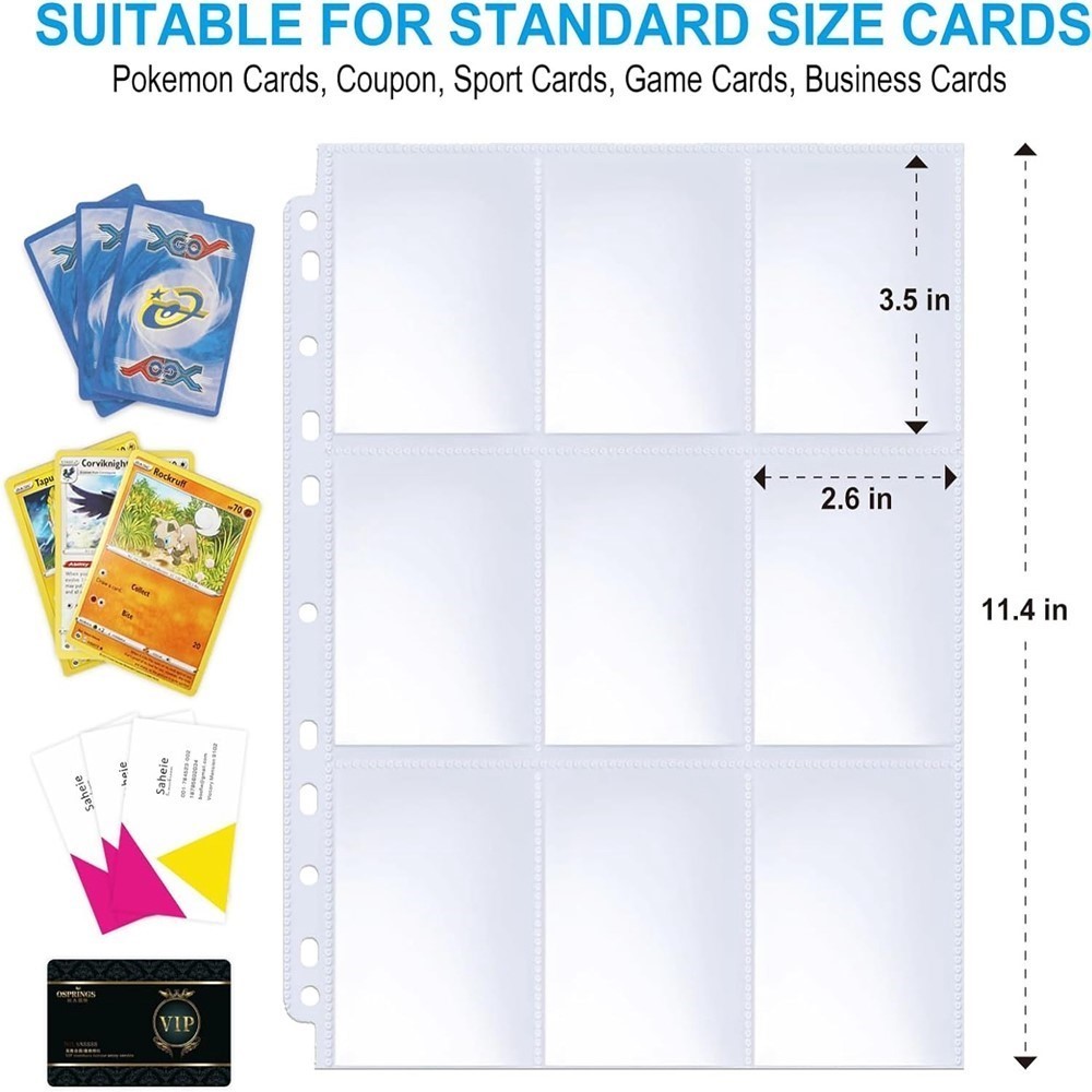 50 Fogli Protettivi a 9 Tasche - Pokemon Binder Card recensione e prezzo