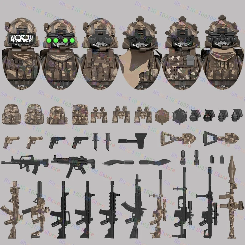 MOC Soldati Militari Action Fi - Lego Minifigure Holder recensione e prezzo