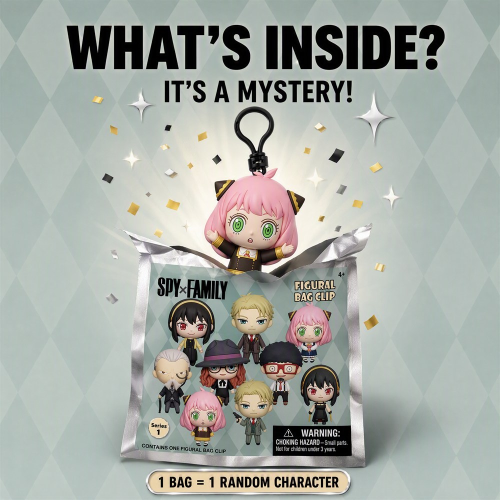 Portachiavi con Clip per Borsa - Mystery Box Blind Bag recensione e prezzo