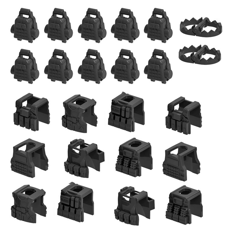 MOC Armatura militare Gilet ta - Lego Minifigure Holder recensione e prezzo